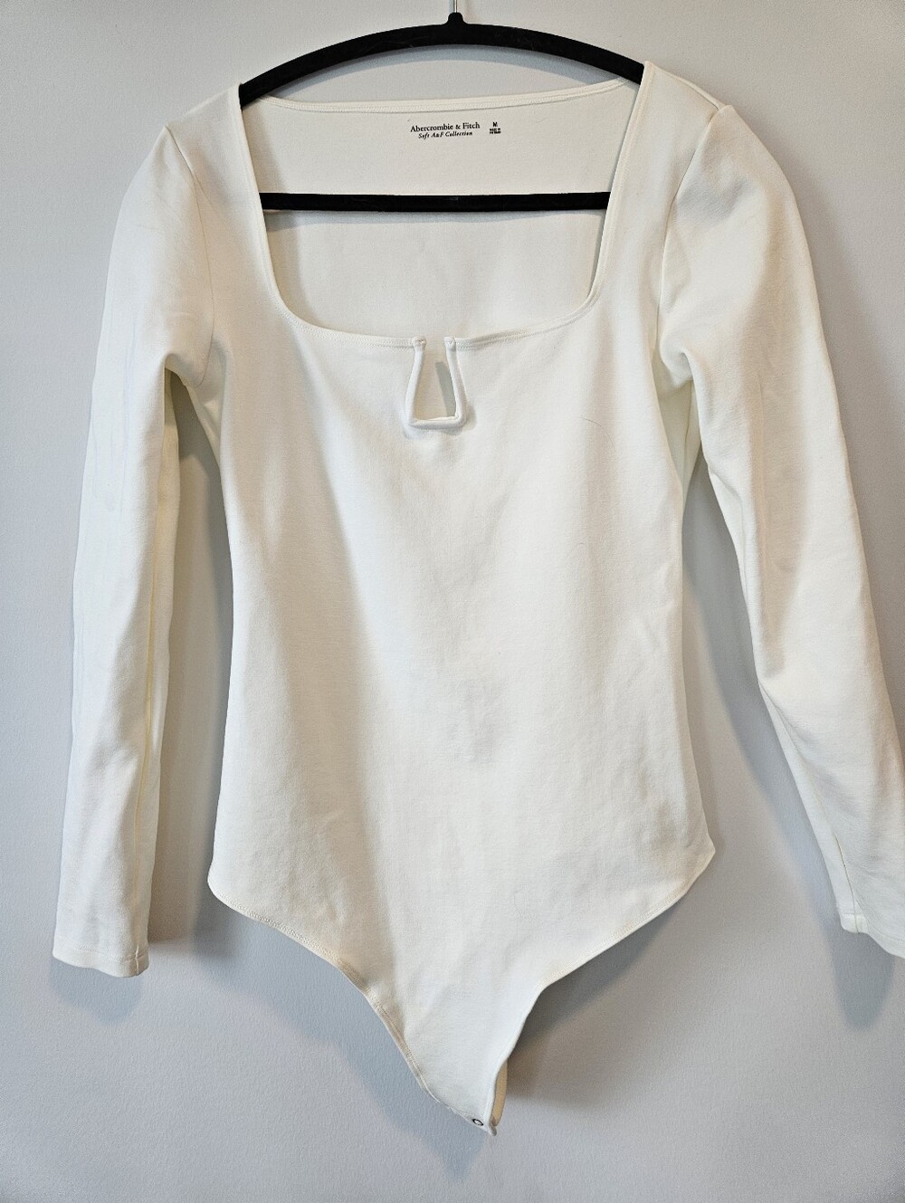 Abercrombie & Fitch Bodysuit Soft A&F Collection NWOT cream Offwhite